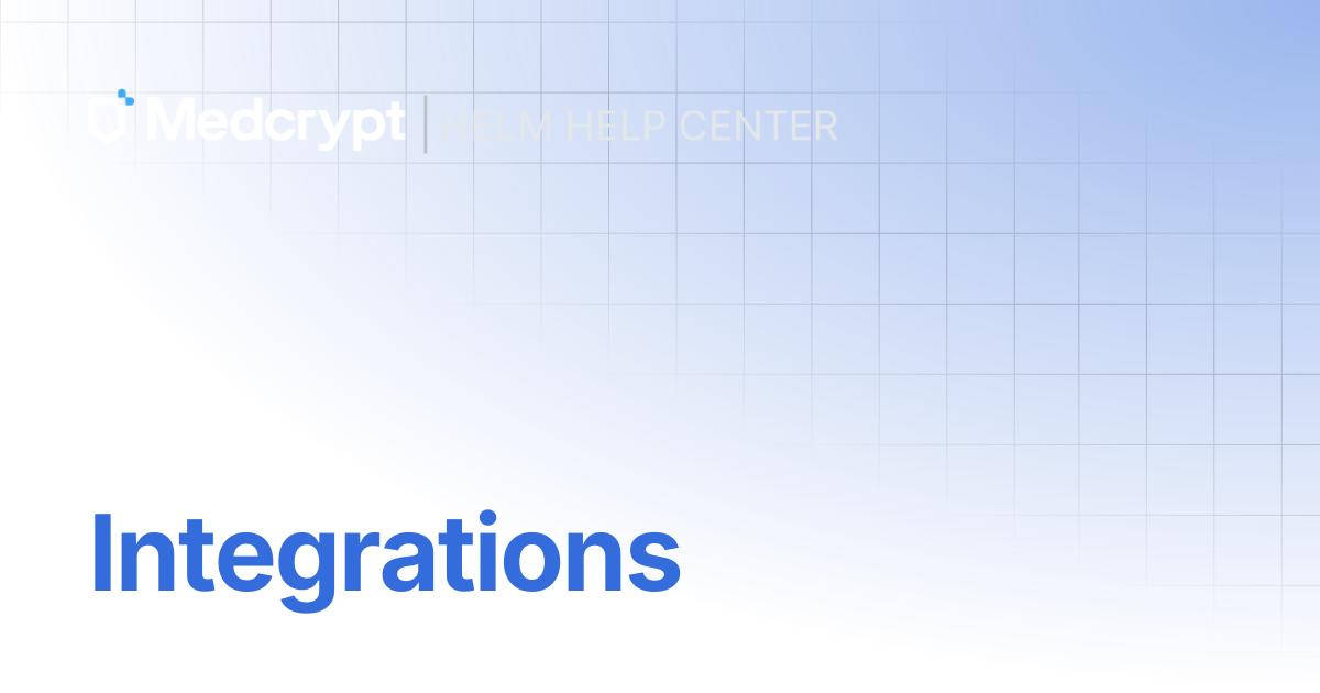 Integrations | Helm Docs